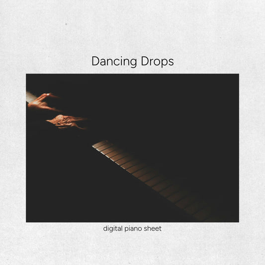 Piano Sheet - Dancing Drops